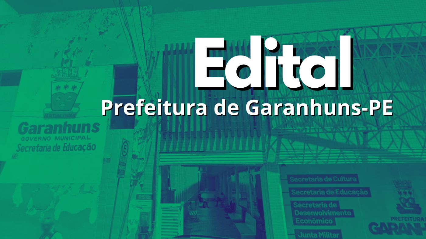 Prefeitura de Garanhuns-PE/Fonte: divulgação