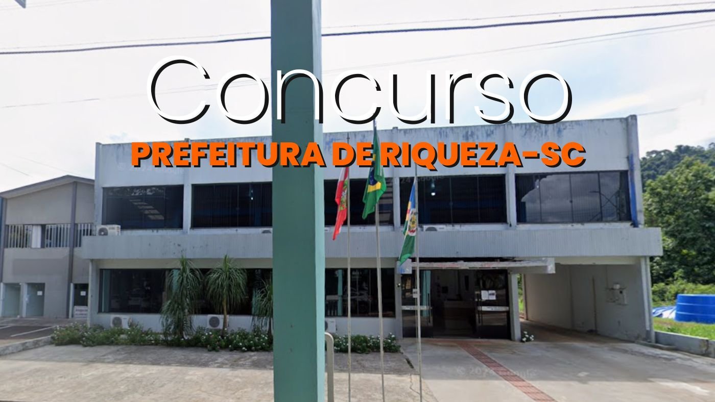 Concurso de Riqueza-SC 2026: Prefeitura lança dois editais