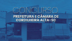 Editais de Cordilheira Alta-SC 2026: Prefeitura e Câmara abrem vagas de até R$ 24.559 Editais de Cordilheira Alta-SC 2026: Prefeitura e Câmara abrem vagas de até R$ 24.559