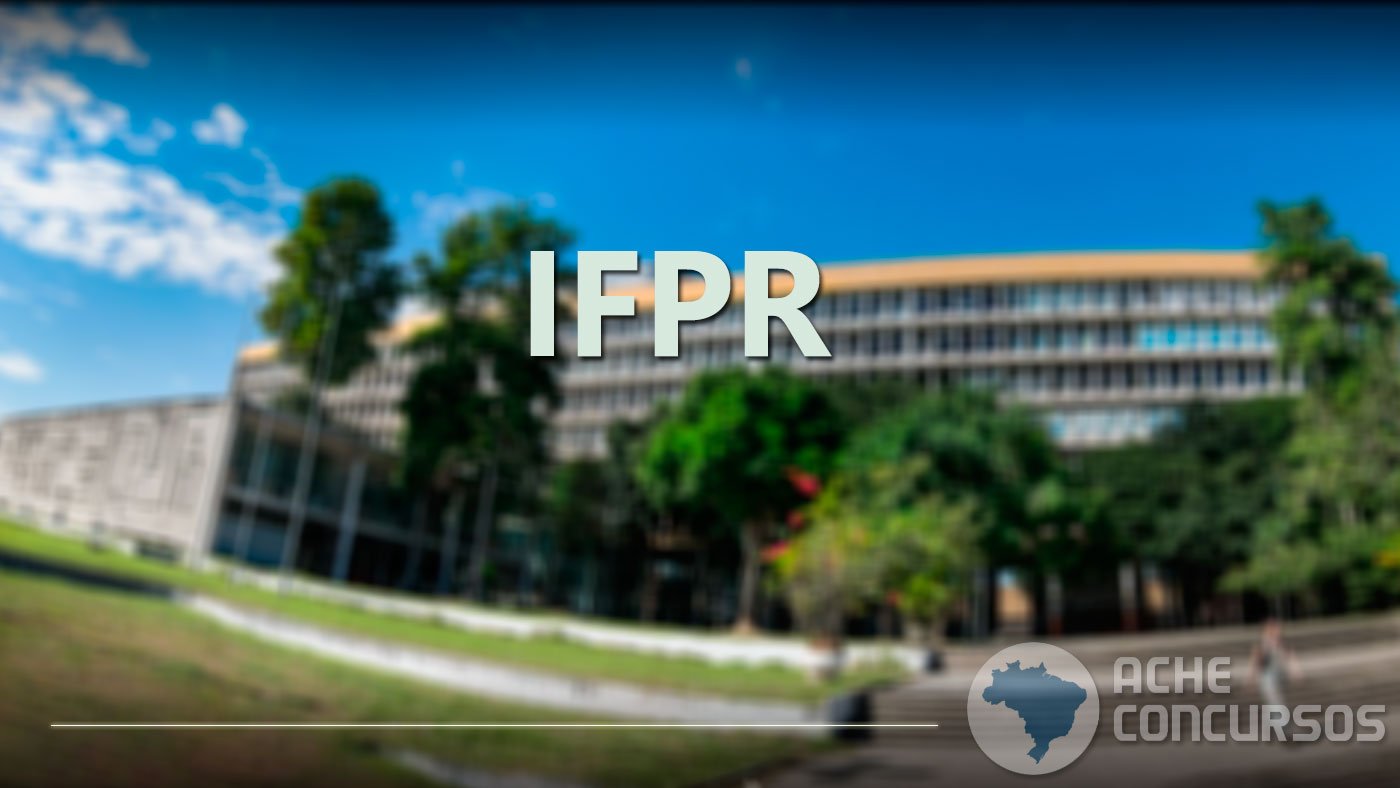 IFPR abre vagas para Professor Substituto de Matemática