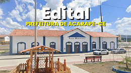 Prefeitura de Acarape-CE divulga edital com vagas para Agente de Saúde