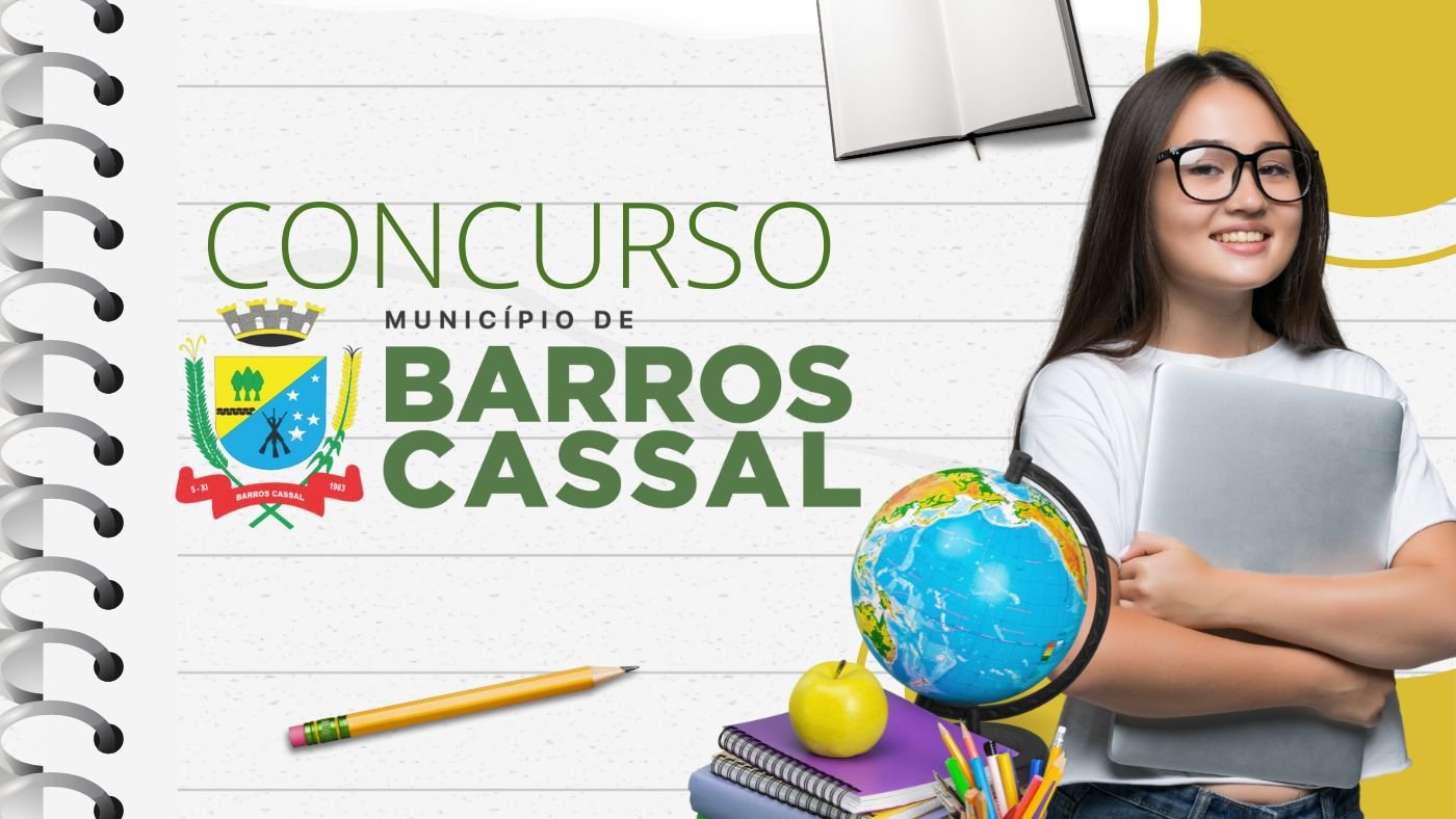 Concurso Barros Cassal-RS 2026: Edital abre 58 vagas de até R$ 2.045