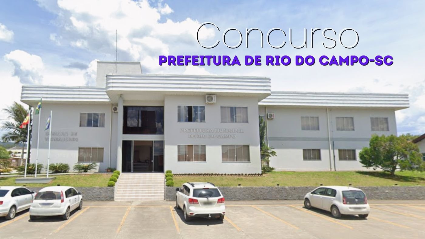 Edital Rio do Campo-SC 2026 abre cadastro reserva com salÃ¡rios de atÃ© R$ 2.025