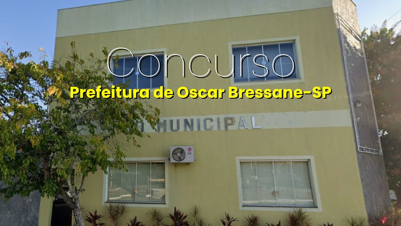 Prefeitura de Oscar Bressane-SP abre concurso