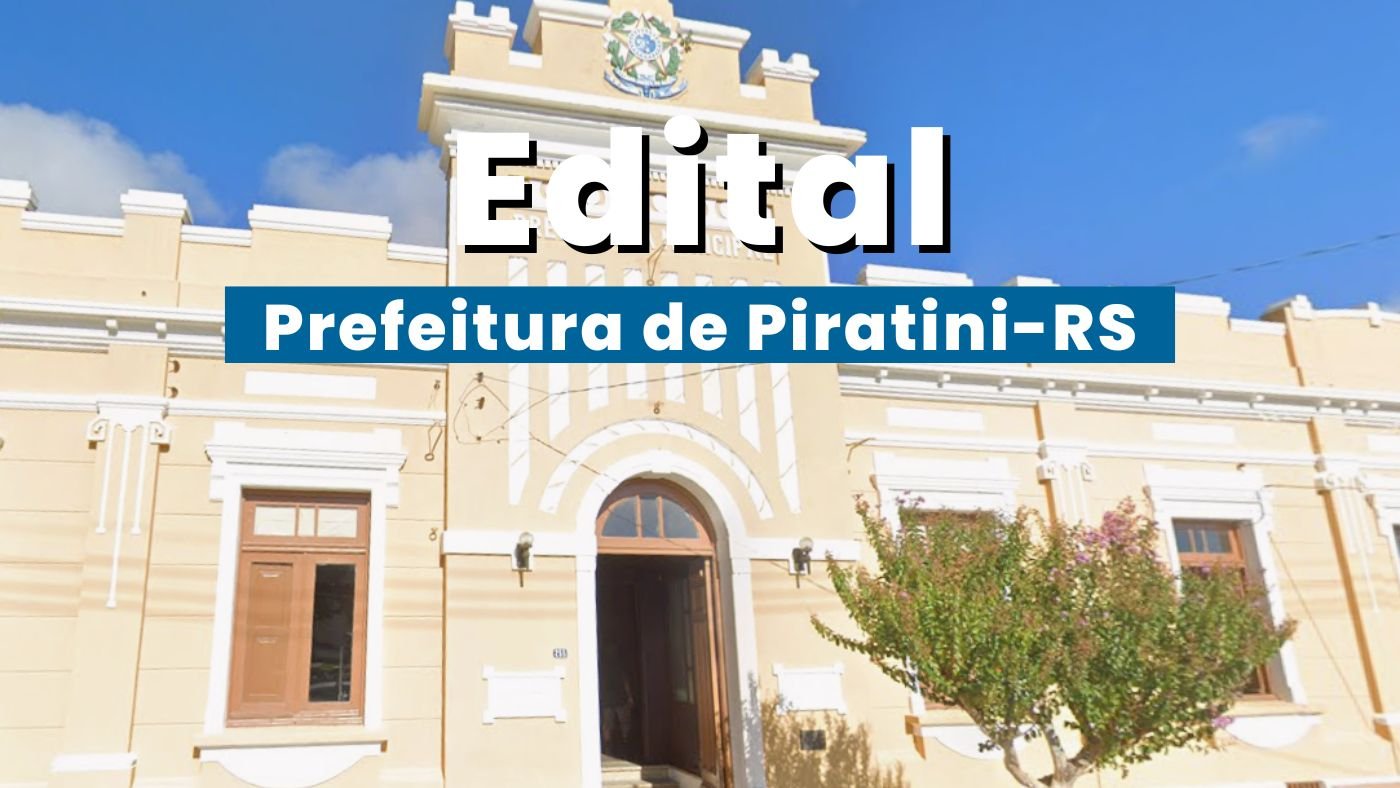 Prefeitura de Piratini-RS abre vagas para Motorista