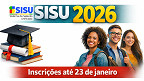 Sisu 2026 tem mais de 128 mil vagas para cotistas; inscrições até 23 de janeiro Sisu 2026 tem mais de 128 mil vagas para cotistas; inscrições até 23 de janeiro