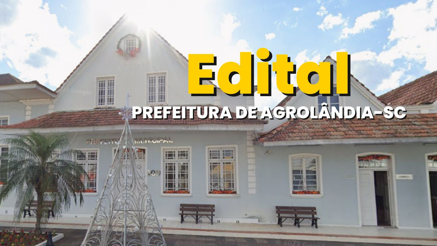 Prefeitura de Agrolândia-SC/Fonte: divulgação