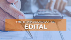 Edital Caçador-SC 2026 abre cadastro reserva na educação