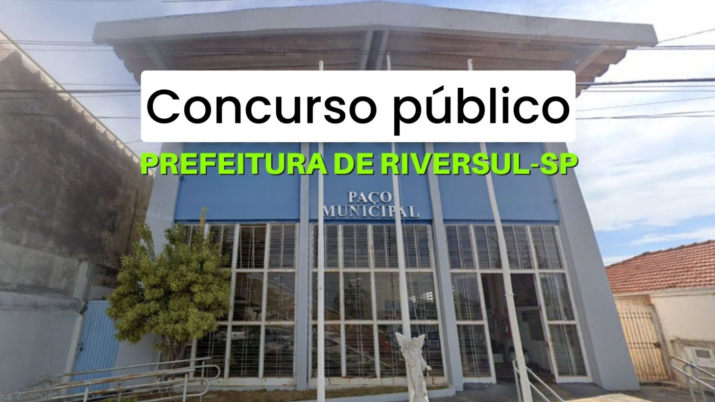 Prefeitura de Riversul-SP/Fonte: divulgação 