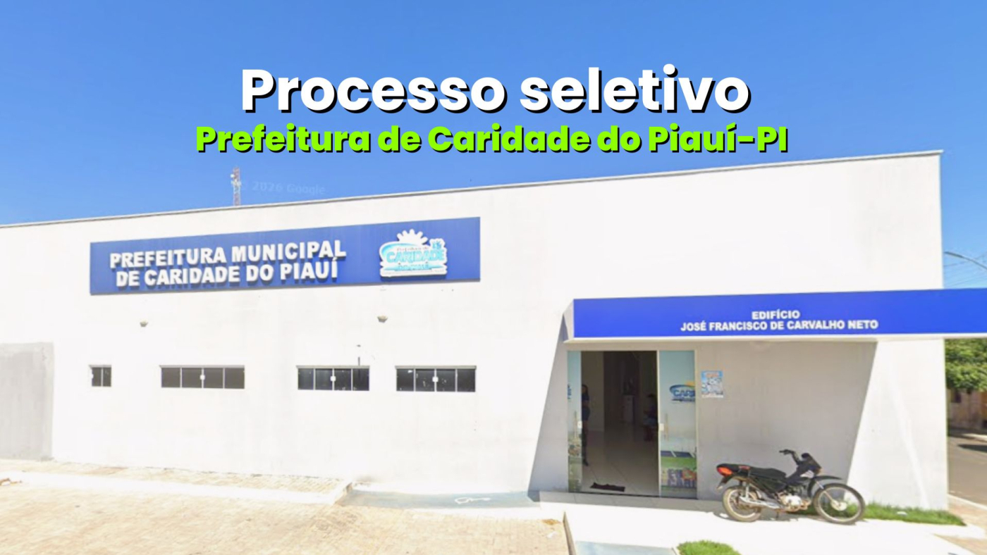 Prefeitura de Caridade do Piauí-PI/Fonte: divulgação