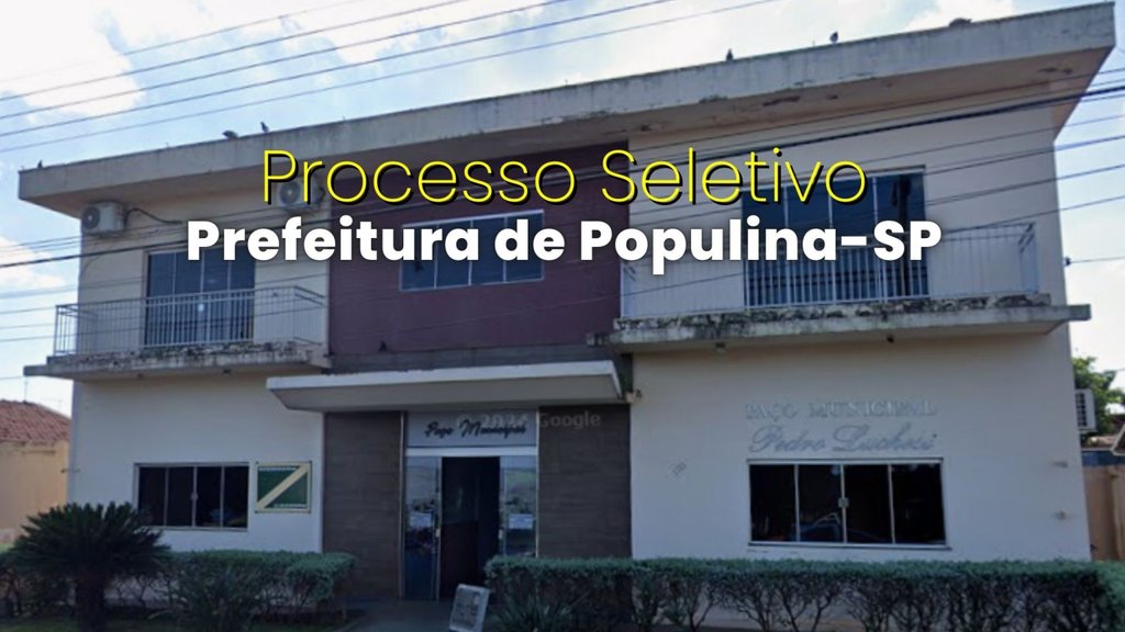 Prefeitura de Populina-SP/Fonte: divulgação