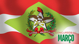 Concursos SC 2026: veja 27 editais para se inscrever em Março