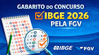 Gabarito IBGE 2026: veja quando sai pela FGV e quem passa