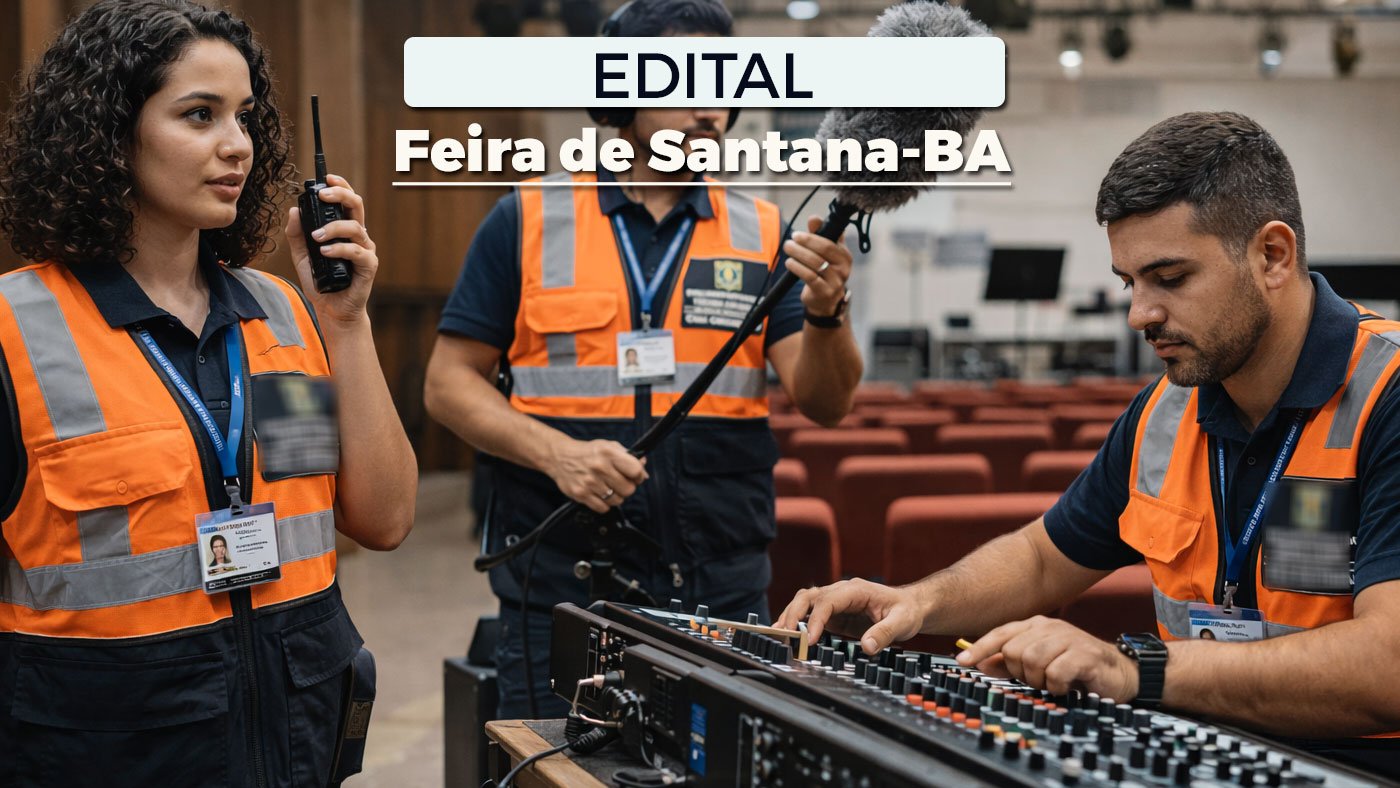 Edital Feira de Santana-BA 2026 abre 55 vagas para Técnicos Culturais