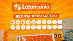 Resultado Lotomania 2896 HOJE (06/03): veja os ganhadores Resultado Lotomania 2896 HOJE (06/03): veja os ganhadores