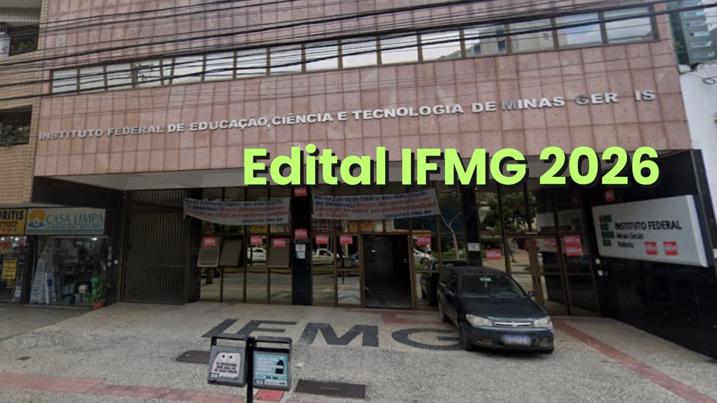 Edital IFMG 293/2026 abre vagas para Professor Visitante de R$ 8 mil