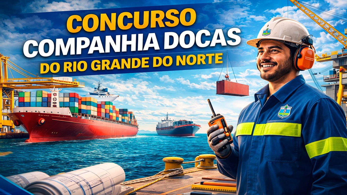 Edital CODERN 2026: Concurso abre vagas de nível médio e superior