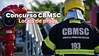 Bombeiros SC 2026: locais saem hoje (20); provas serão no dia 29