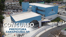 Concurso Carapicuíba-SP: Prefeitura lança edital 02/2026 para 3 cargos