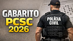 Gabarito PCSC 2026: veja quando sai o resultado para Escrivão e Agente