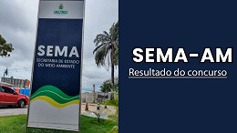 Resultado do concurso SEMA Amazonas 2026 sai nesta terça (7) pelo Cebraspe Resultado do concurso SEMA Amazonas 2026 sai nesta terça (7) pelo Cebraspe