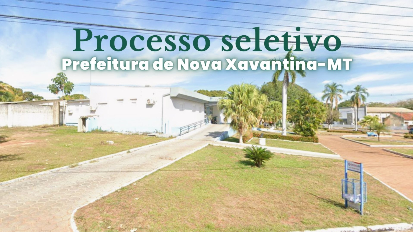 Prefeitura de Nova Xavantina-MT/Fonte: divulgação
