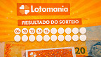 Resultado Lotomania 2909: veja ganhadores dos R$ 14 milhões Resultado Lotomania 2909: veja ganhadores dos R$ 14 milhões