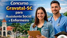 Concurso de Gravatal-SC 2026 abre vagas para 2 cargos Concurso de Gravatal-SC 2026 abre vagas para 2 cargos
