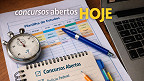 Concurso Público: veja editais que abrem inscrições nesta quinta (09/04) Concurso Público: veja editais que abrem inscrições nesta quinta (09/04)
