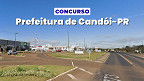 Prefeitura de Candói-PR abre concurso para cadastro de reserva