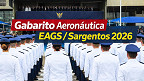 Gabarito Aeronáutica EAGS para Sargentos 2026 saiu! Veja como será a nota