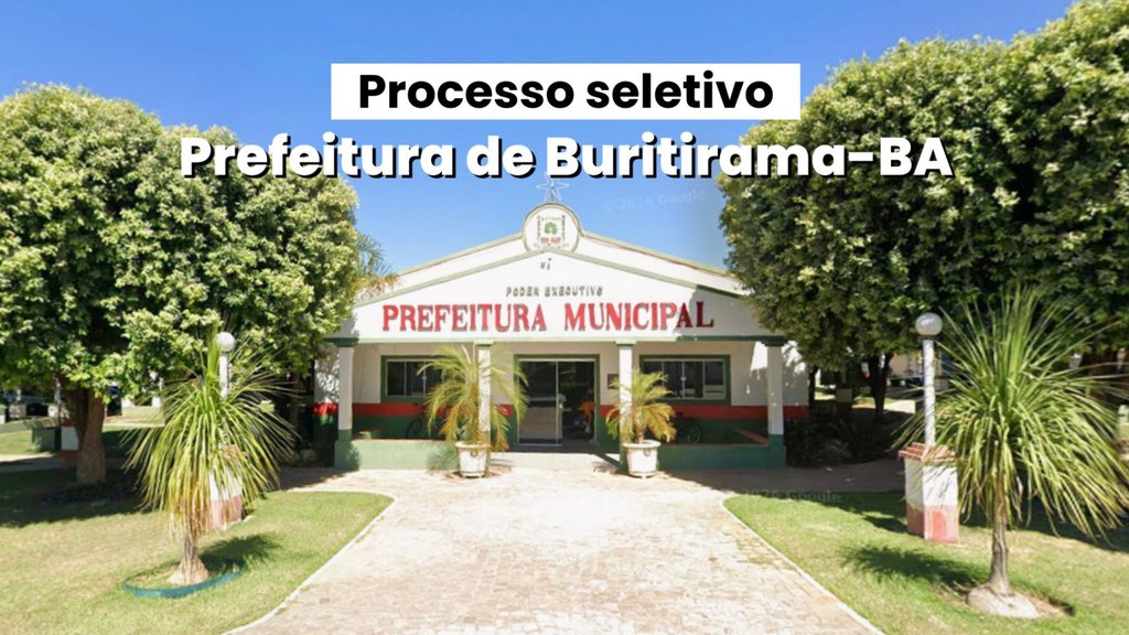 Prefeitura de Buritirama-BA/Fonte: divulgação