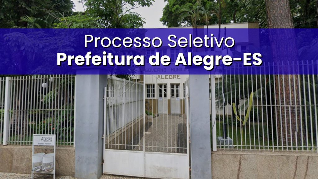 Prefeitura de Alegre-ES/Fonte: divulgação