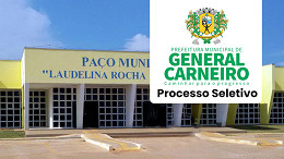 Prefeitura de General Carneiro-MT abre seleção com salários de até R$ 4 mil