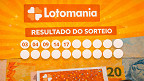 Lotomania 2913 dessa sexta (17/04) não tem ganhador e prêmio sobe a R$ 2,5 milhões