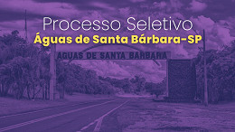 Concurso Águas de Santa Bárbara-SP 2026 saiu! Edital e inscrição