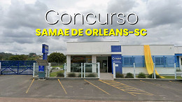 Concurso SAMAE de Orleans-SC é aberto para 3 cargos