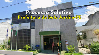 Prefeitura de Belo Jardim-PE abre 181 vagas para novos servidores