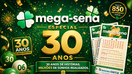 Caixa atualiza prêmio da Mega-Sena 30 anos para R$ 200 milhões; veja quando será Caixa atualiza prêmio da Mega-Sena 30 anos para R$ 200 milhões; veja quando será