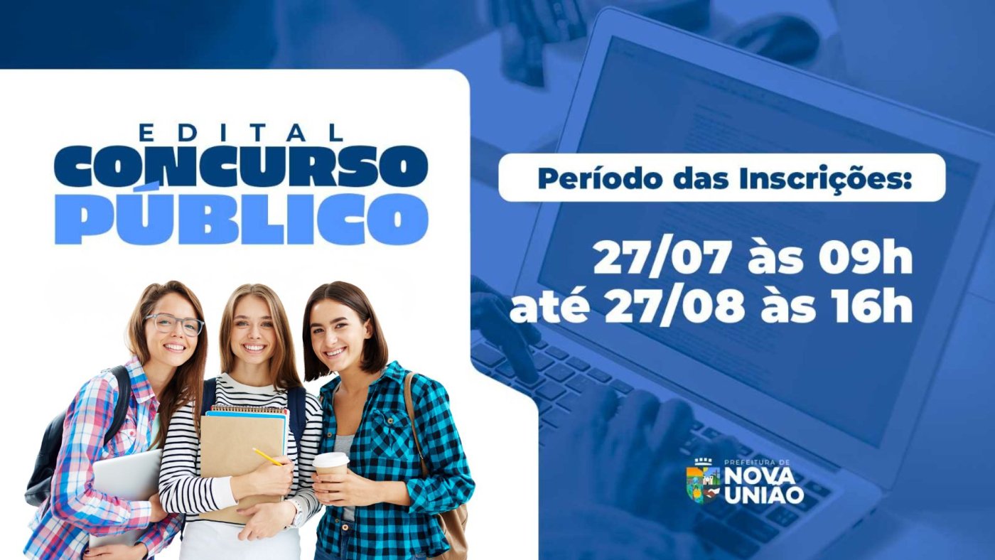 Concurso Prefeitura de Nova União-MG 2026