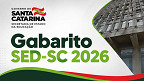 Gabarito SED-SC 2026 pela FURB; veja quando sai o resultado Gabarito SED-SC 2026 pela FURB; veja quando sai o resultado
