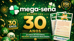 Mega-Sena 30 Anos: veja números e ganhadores dos R$ 336 milhões Mega-Sena 30 Anos: veja números e ganhadores dos R$ 336 milhões