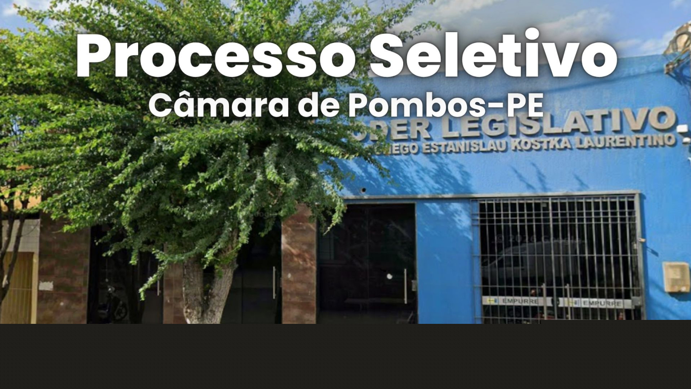 Câmara de Pombos-PE/Fonte: divulgação
