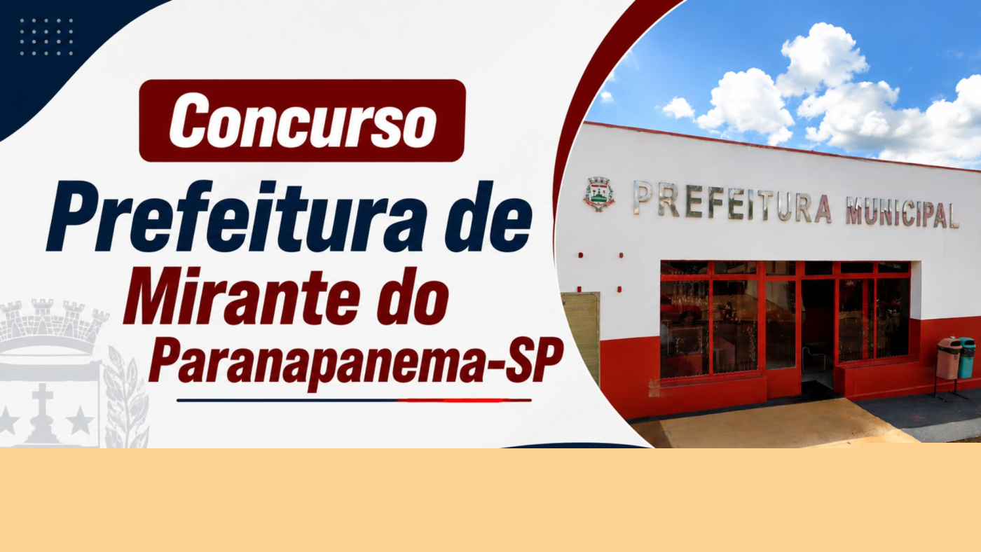 Prefeitura de Mirante do Paranapanema-SP/Fonte: Divulgação