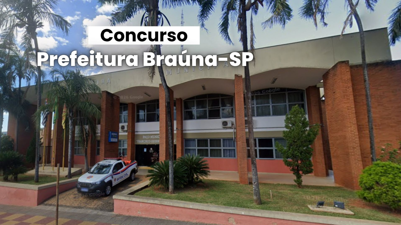 Prefeitura Braúna-SP abre concurso para Guardas - Divulgação