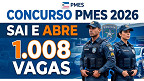 Concurso PMES 2026 sai e abre 1.008 vagas para Soldado