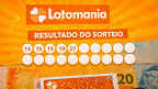 Resultado Lotomania 2929 HOJE (27/05): veja ganhadores