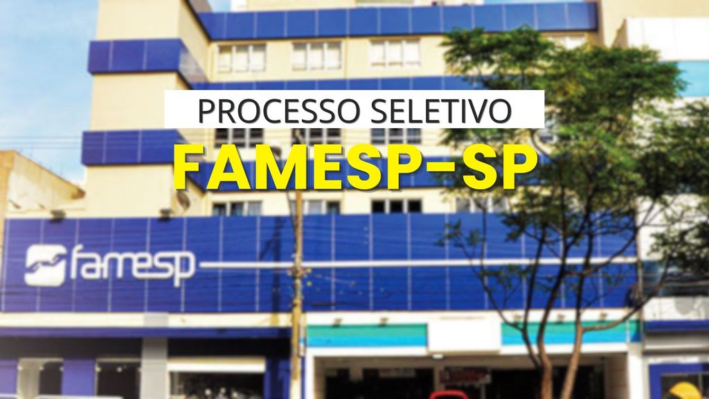 Famesp-SP seleciona 10 vagas em Bauru - Divulgação