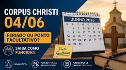 Corpus Christi dia 04/06 é feriado ou ponto facultativo? entenda Corpus Christi dia 04/06 é feriado ou ponto facultativo? entenda