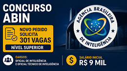ABIN faz novo pedido de concurso público com 300 vagas de nível superior